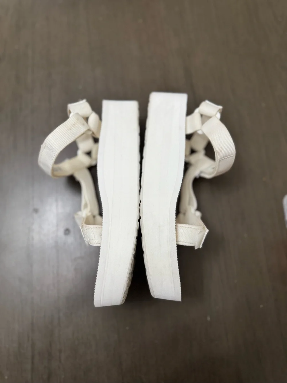 Teva Women's Platform Sandals in Off-White/Cream